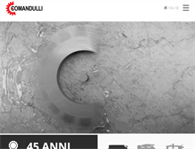 Tablet Screenshot of comandulli.it